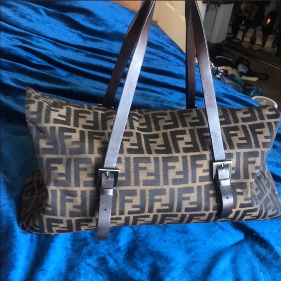 Authentic Fendi Zucca Print Bag - Picture 2 of 9